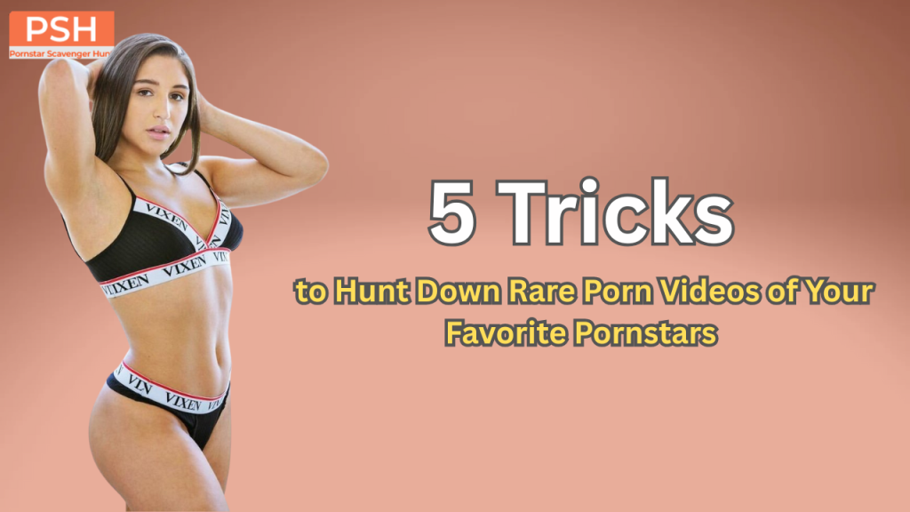 5 Tricks to Hunt Down Rare Porn Videos of Your Favorite Pornstars